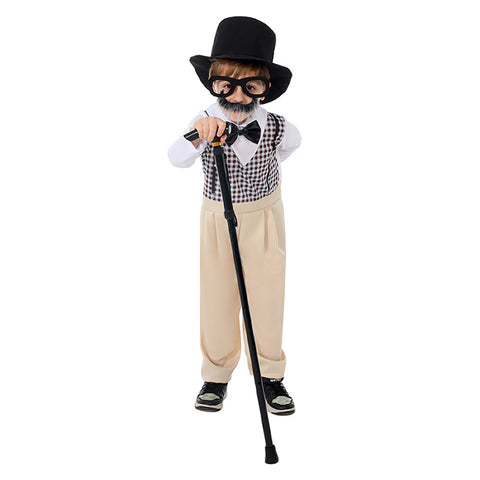 Grandpa Cosplay Costume Outfits Halloween Carnival Suit Gentleman