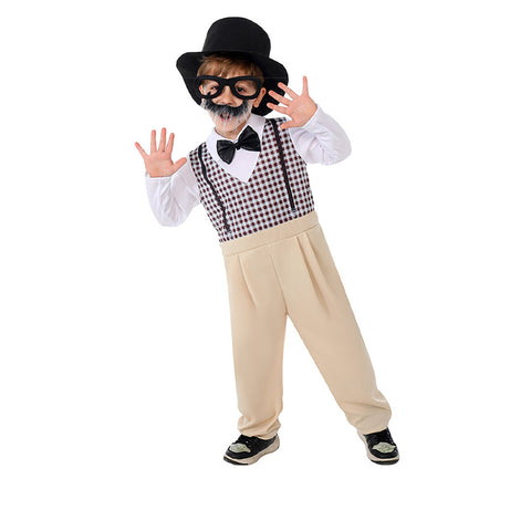 Grandpa Cosplay Costume Outfits Halloween Carnival Suit Gentleman