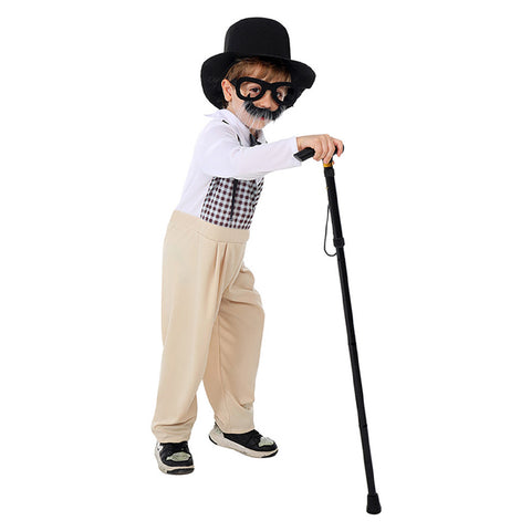Grandpa Cosplay Costume Outfits Halloween Carnival Suit Gentleman