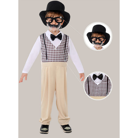 Grandpa Cosplay Costume Outfits Halloween Carnival Suit Gentleman