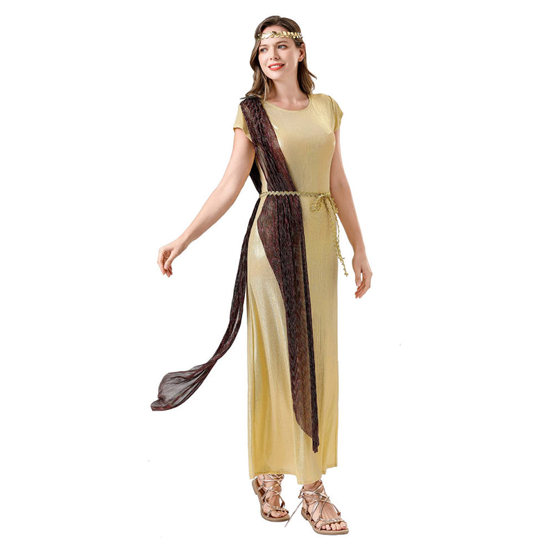 Greek mythological goddess Cosplay Costume Outfits Halloween Carnival Suit