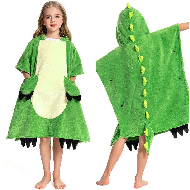 green dinosaur Children‘s Beach Towel