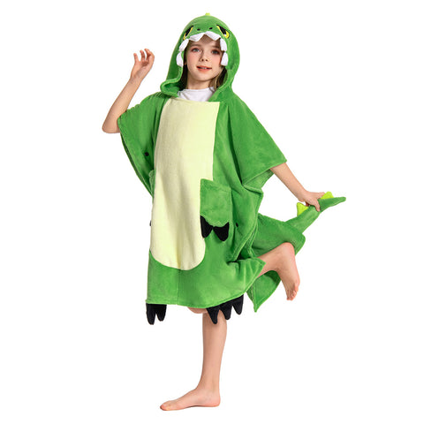 green dinosaur Children‘s Beach Towel