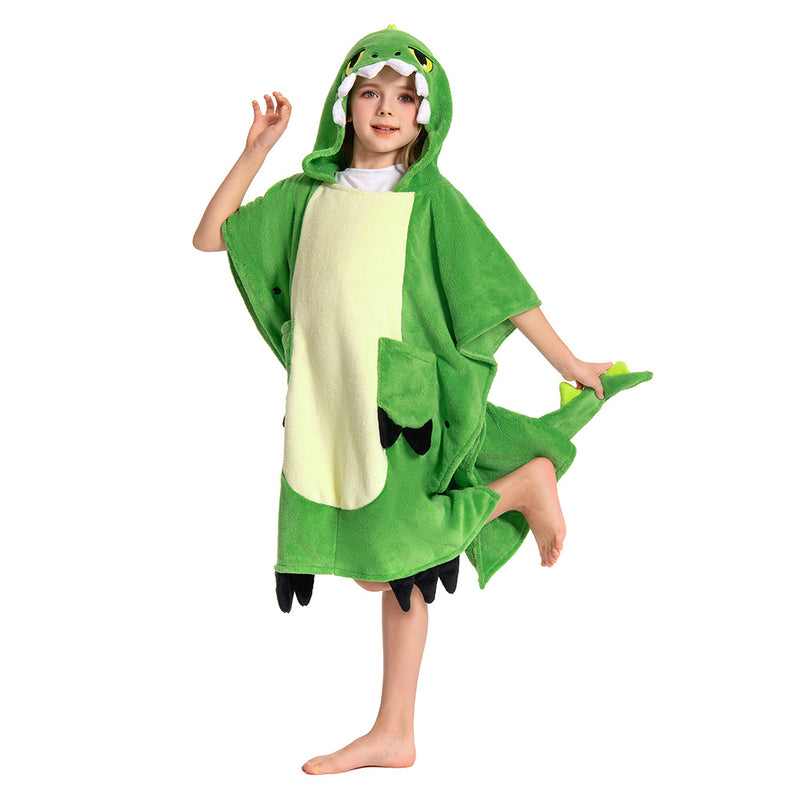 green dinosaur Children‘s Beach Towel