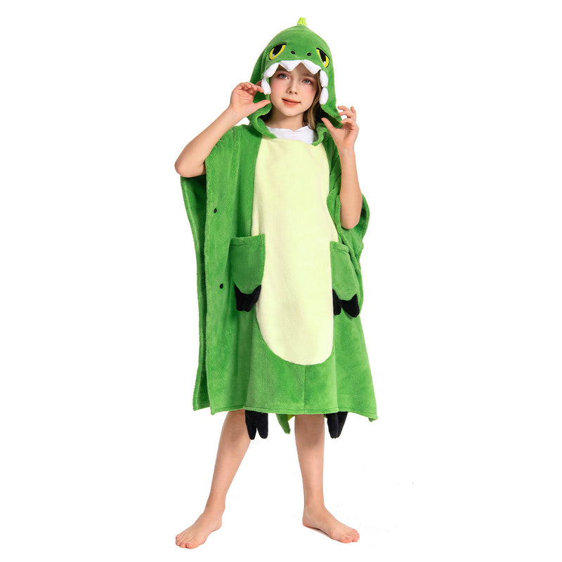 green dinosaur Children‘s Beach Towel