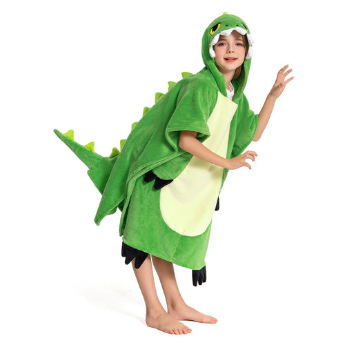 green dinosaur Children‘s Beach Towel