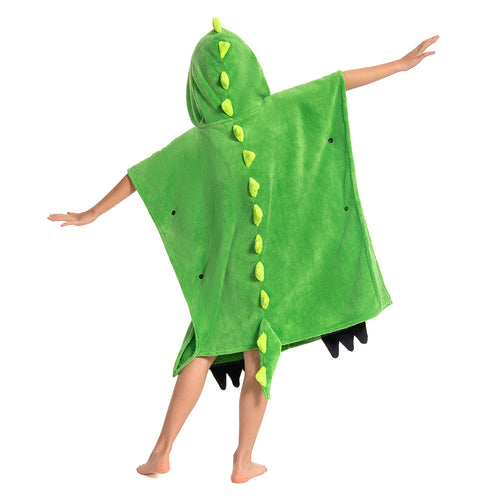 green dinosaur Children‘s Beach Towel