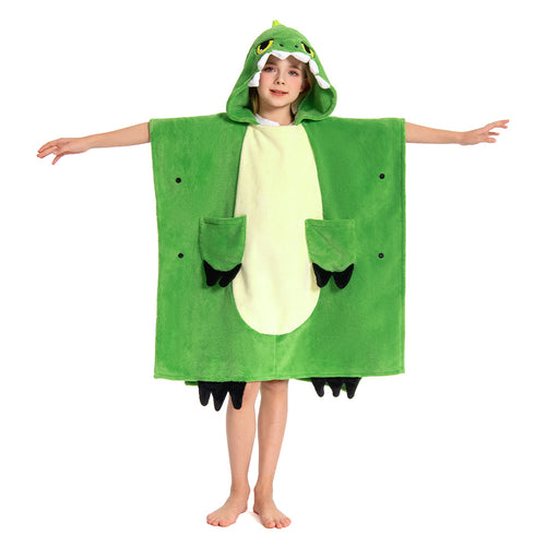 green dinosaur Children‘s Beach Towel