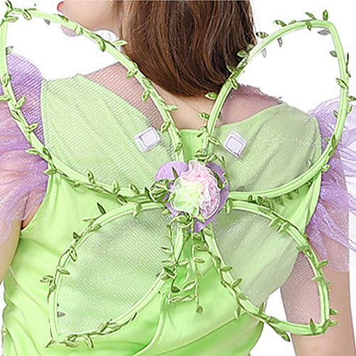 Green Elf Flower Fairy Cosplay Costume Outfits Halloween Carnival Suit