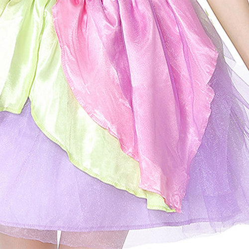 Green Elf Flower Fairy Cosplay Costume Outfits Halloween Carnival Suit
