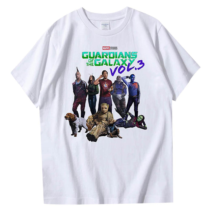 Guardians of the Galaxy Vol. 3 Cosplay T-shirt Women Men 3D Print Short Sleeve Shirt