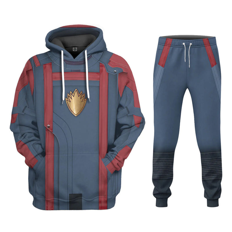 Guardians of the Galaxy Vol. 3 Star-Lord Cosplay Hoodie Pants Set  3D Printed Hooded Sweatshirt Men Women Casual Streetwear Pullover