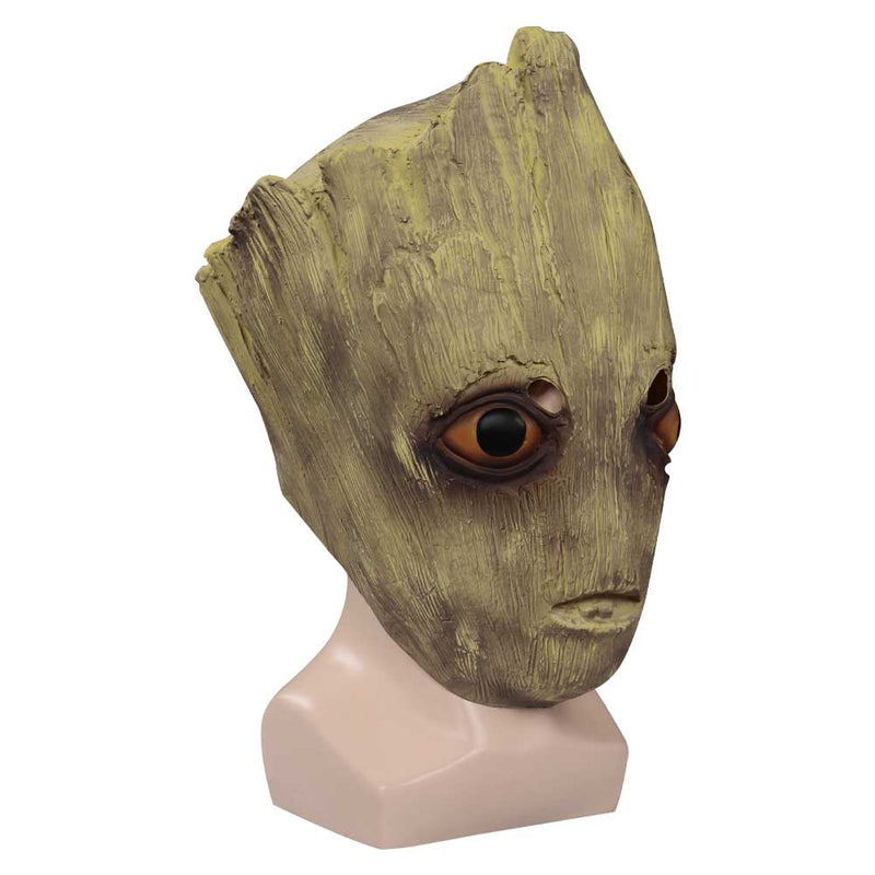 Guardians of the Galaxy3：Ente Groot Mask Cosplay Latex Masks Helmet Masquerade Halloween Party Costume Props