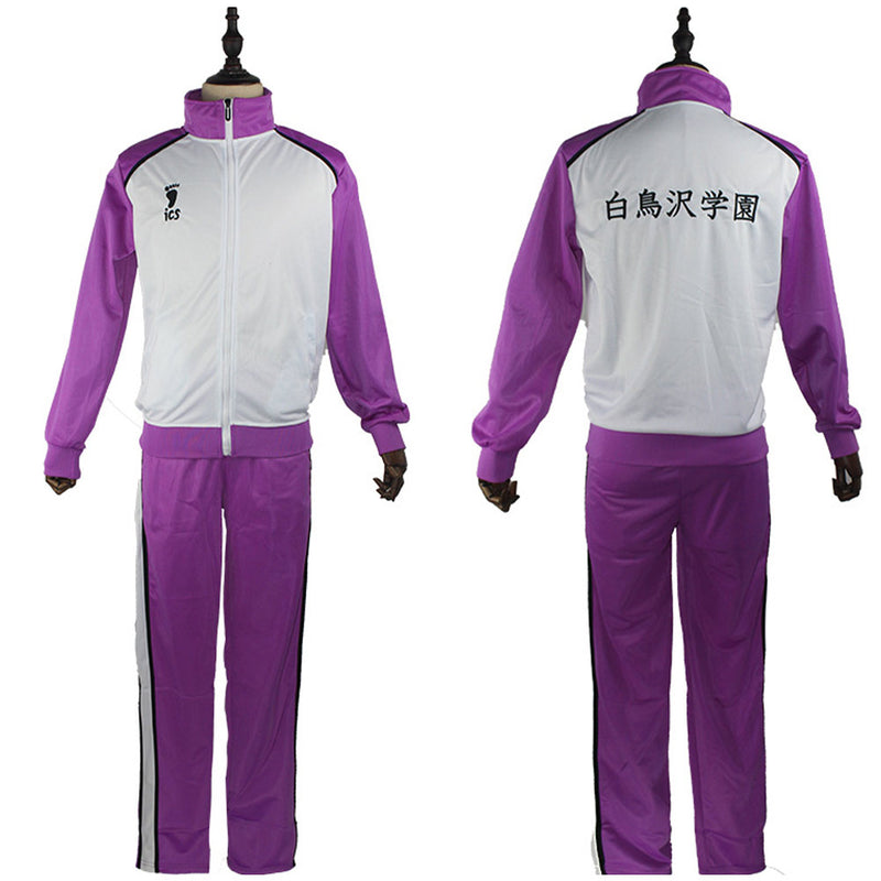 Haikyuu Shiratorizawa School Cosplay Costume Outfits Halloween Carnival Suit