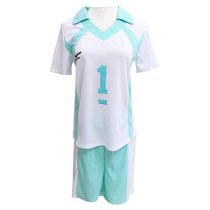 Haikyuu!! Oikawa Tooru Cosplay Aoba Johsai High School Uniform T-shirt Pant Set