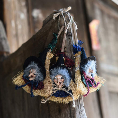 Halloween  Witch Pendant Ghost Festival Supplies Door Hanging Props