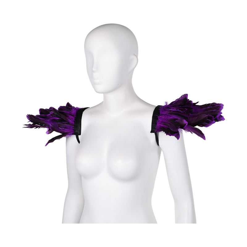 Halloween Carnival Costume Accessories Clothing Matching Stage performance costumes Feather cape