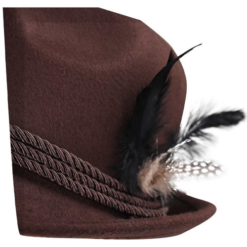Halloween Carnival Costume Accessories German Alpine Hat Jazz feather hat Oktoberfest Holiday clothes Halloween