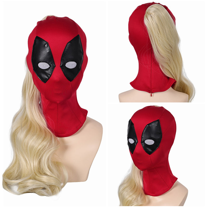 Halloween Carnival Costume Accessories Ladypool Deadpool cos Wig