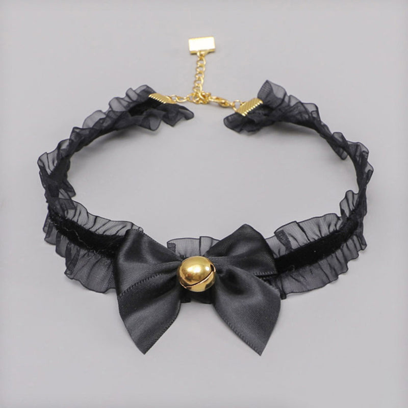 Halloween Carnival Costume Accessories Lolita neck bell accessory Neckband collar tie