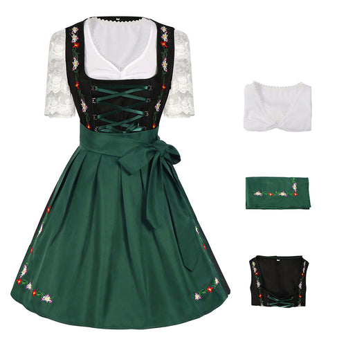 Halloween Carnival Dress Bavarian Women Dresses Beer Festival Clothing