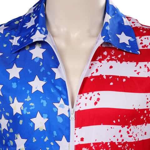 Halloween Cosplay Costume Outfits Halloween Carnival Suit jumpsuit stars and stripes