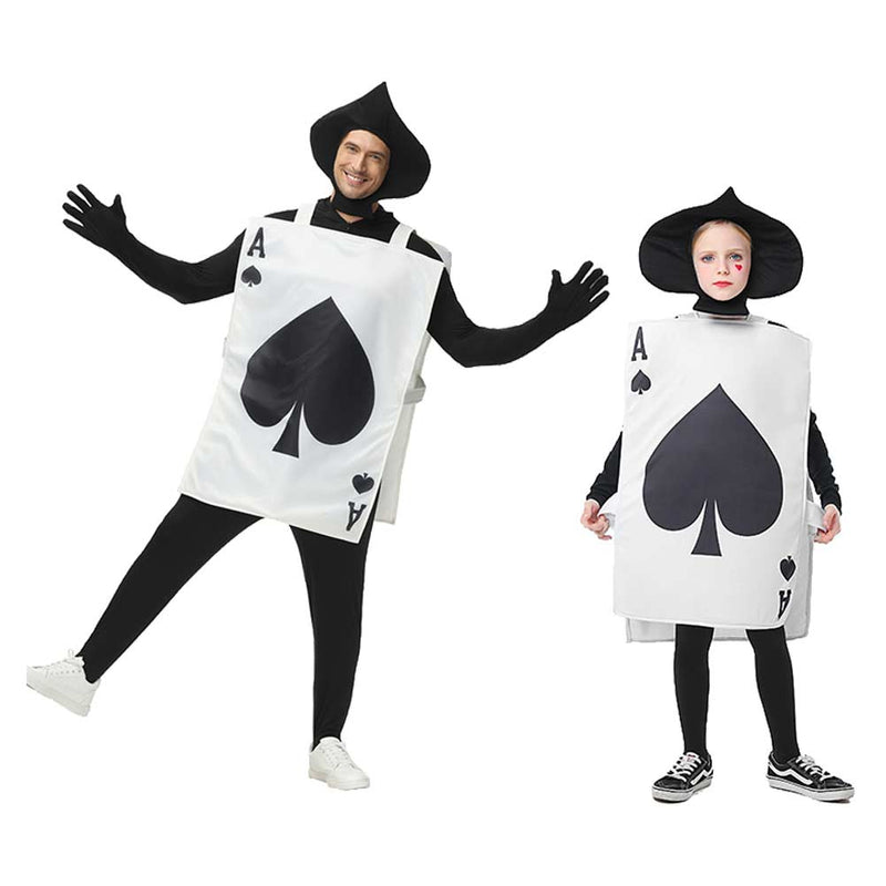 Halloween cosplay Poker Cosplay Costume Outfits Halloween Carnival Disguise Suit