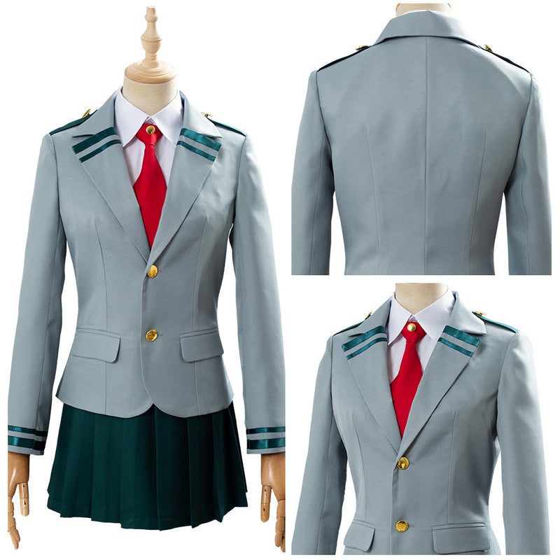 Halloween Girl Costume School Uniform Japanese Anime Costume for Carnival Parties Theme, Grey, M