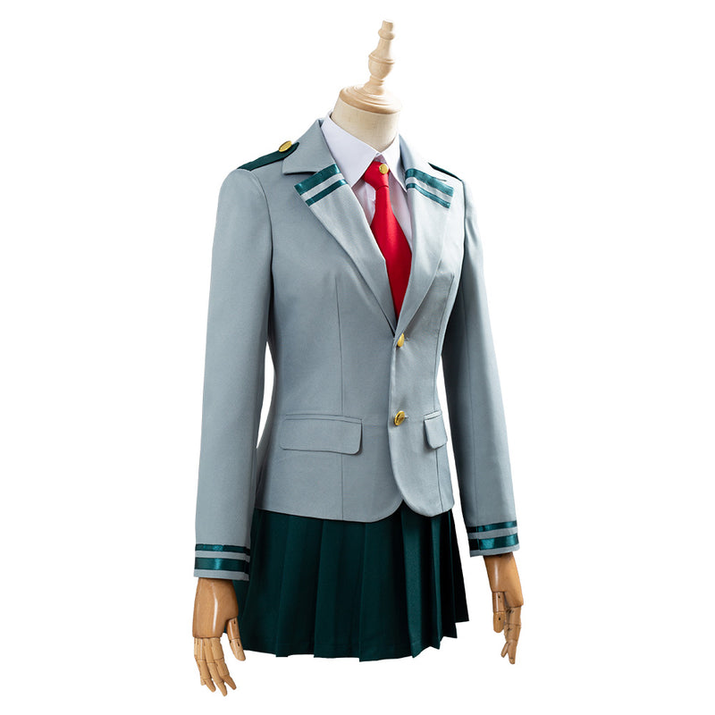 Halloween Girl Costume School Uniform Japanese Anime Costume for Carnival Parties Theme, Grey, M