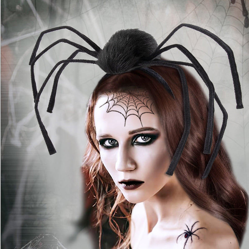 Halloween Headwear Funny Headbands Ghost Festival COS Accessories Spider Queen Hair Buckle