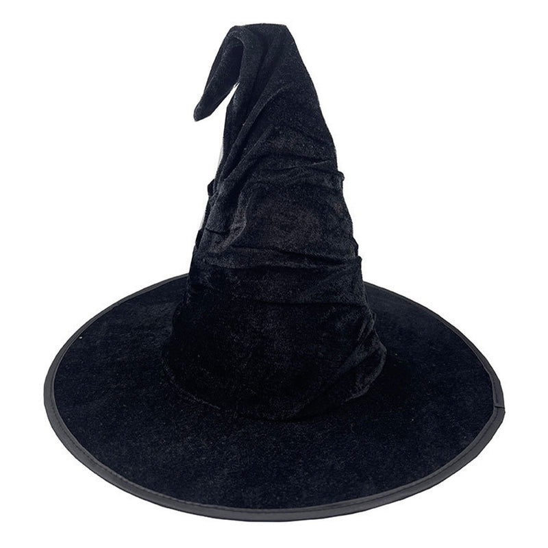 Halloween Magician Witch Hat Adult Children‘s Ball Party Dress Up Headwear Props Black Witch Sharp Hat