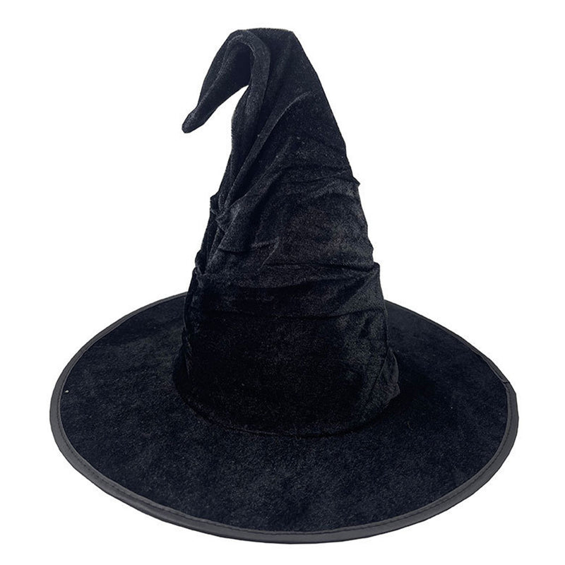 Halloween Magician Witch Hat Adult Children‘s Ball Party Dress Up Headwear Props Black Witch Sharp Hat