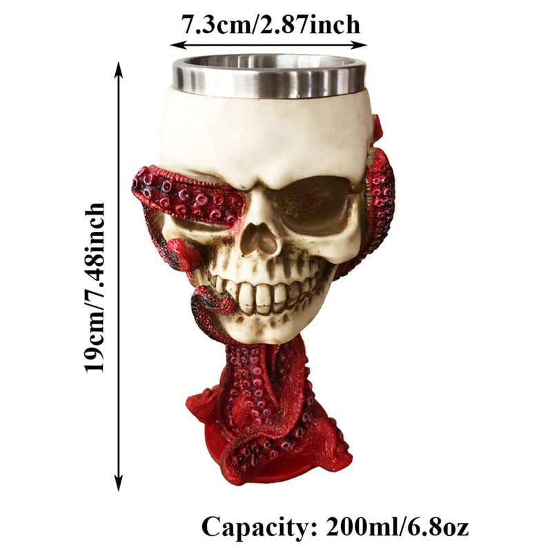 Halloween Octopus Skeletonc Cocktail Cup stainless steel Beer Tea Coffee Milk Water Cup Kitchen Bar Drinkware for Kitchen Bar