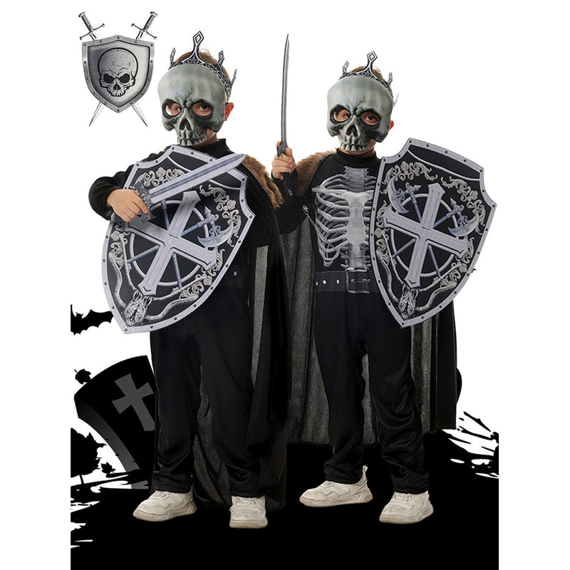 Halloween Skull Knight cosplay costume Outfits Halloween Carnival Suit