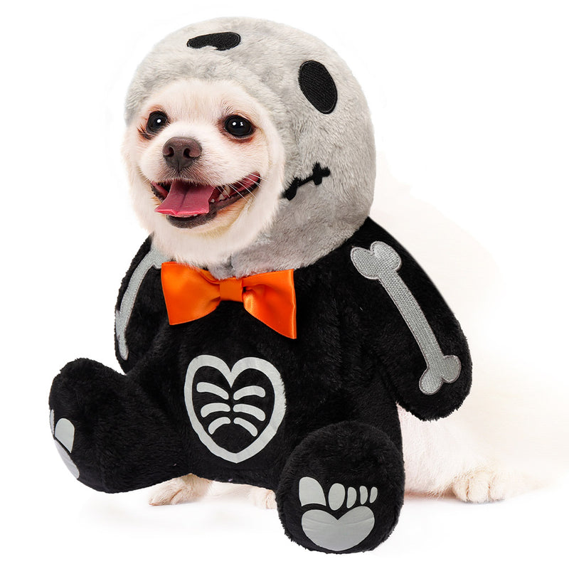 Halloween Toy Pet Dog Costume Outfits Halloween Carnival Party Ghost Hotel Disguise Suit dog costume 2023Halloween skeleton pet costume