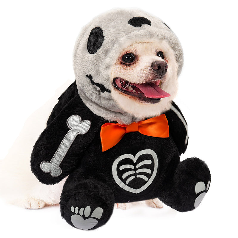 Halloween Toy Pet Dog Costume Outfits Halloween Carnival Party Ghost Hotel Disguise Suit dog costume 2023Halloween skeleton pet costume