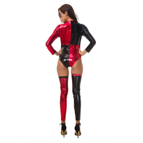 Harley Quinn cosplay cos Cosplay Costume Outfits Halloween Carnival Suit