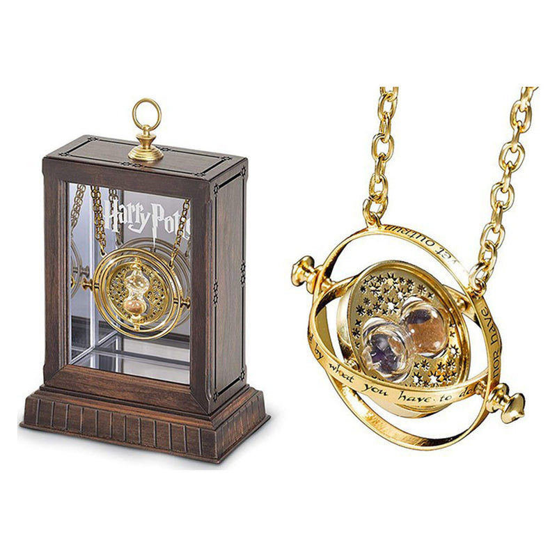 Harry Potter Time Necklace Timer Hourglass Cosplay Props Astronomical Time Converter Magic School Fans Gift