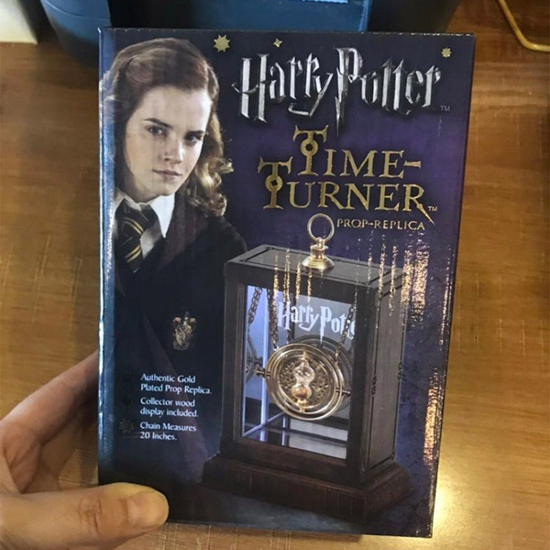 Harry Potter Time Necklace Timer Hourglass Cosplay Props Astronomical Time Converter Magic School Fans Gift