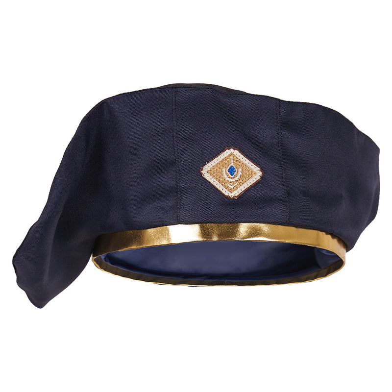 Hat Halloween Carnival Costume Accessories cosplay Blue Officer Hat cos LoL