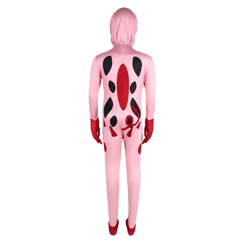 [Full In Stock] Hazbin Hotel:Costume Kids Fat Nuggets Pig Jumpsuit With Headgear Cosplay Jumpsuit Costume Outfits Halloween Carnival Suit