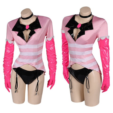 Hazbin Hotel Angel Dust Cosplay Costume For Adult Female Halloween Carnival Suit