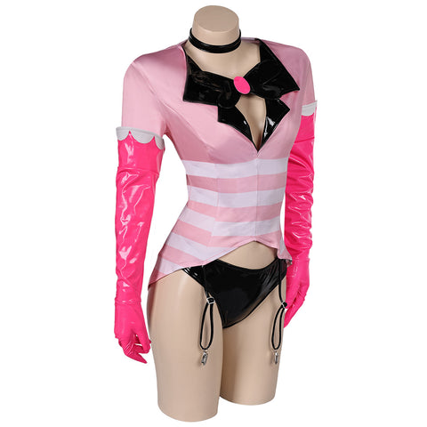 Hazbin Hotel Angel Dust Cosplay Costume For Adult Female Halloween Carnival Suit