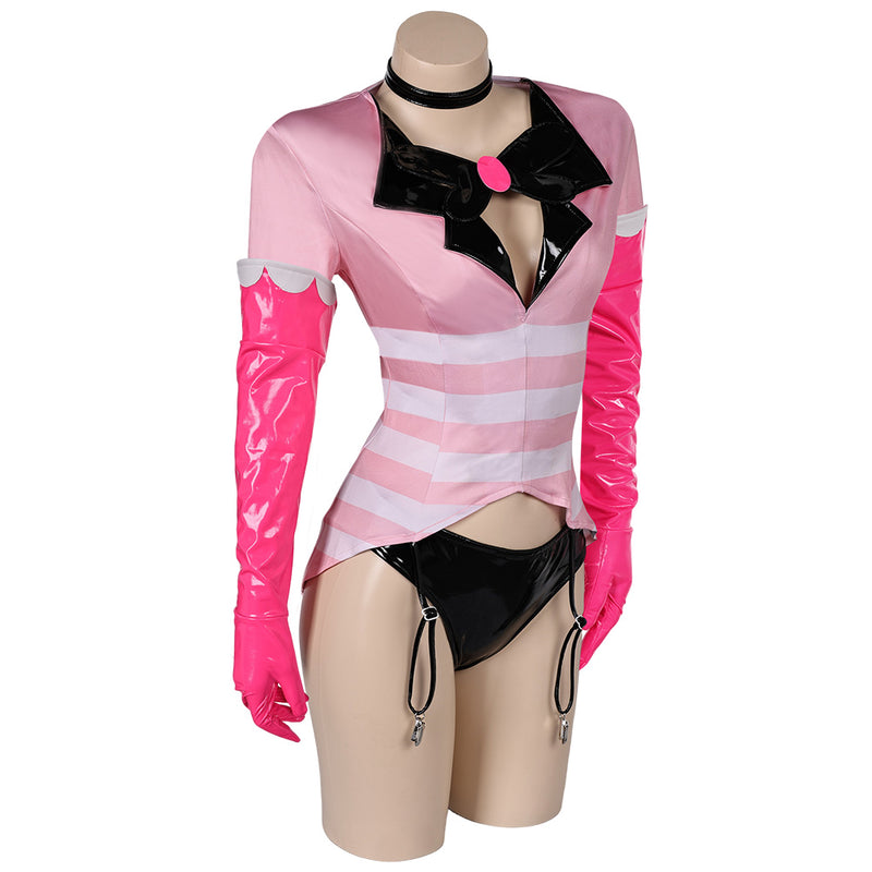 Hazbin Hotel Angel Dust Cosplay Costume For Adult Female Halloween Carnival Suit