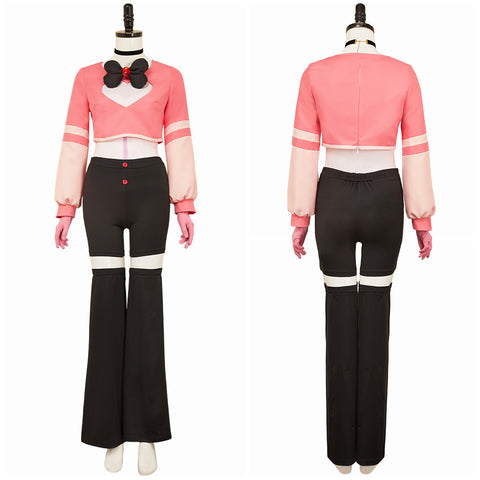 Hazbin Hotel Angel Dust Cosplay Costume For Adult Man Female Halloween Costume