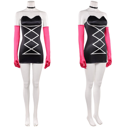 Hazbin Hotel Angel Dust Cosplay Costume For Adult Man Female Halloween Costume