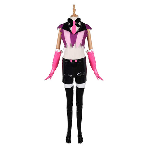 Hazbin Hotel Angel Dust Cosplay Costume For Adult Man Female Halloween Costume