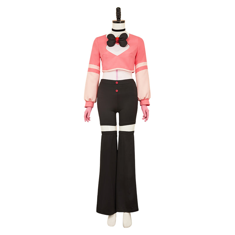 Hazbin Hotel Angel Dust Cosplay Costume For Adult Man Female Halloween Costume