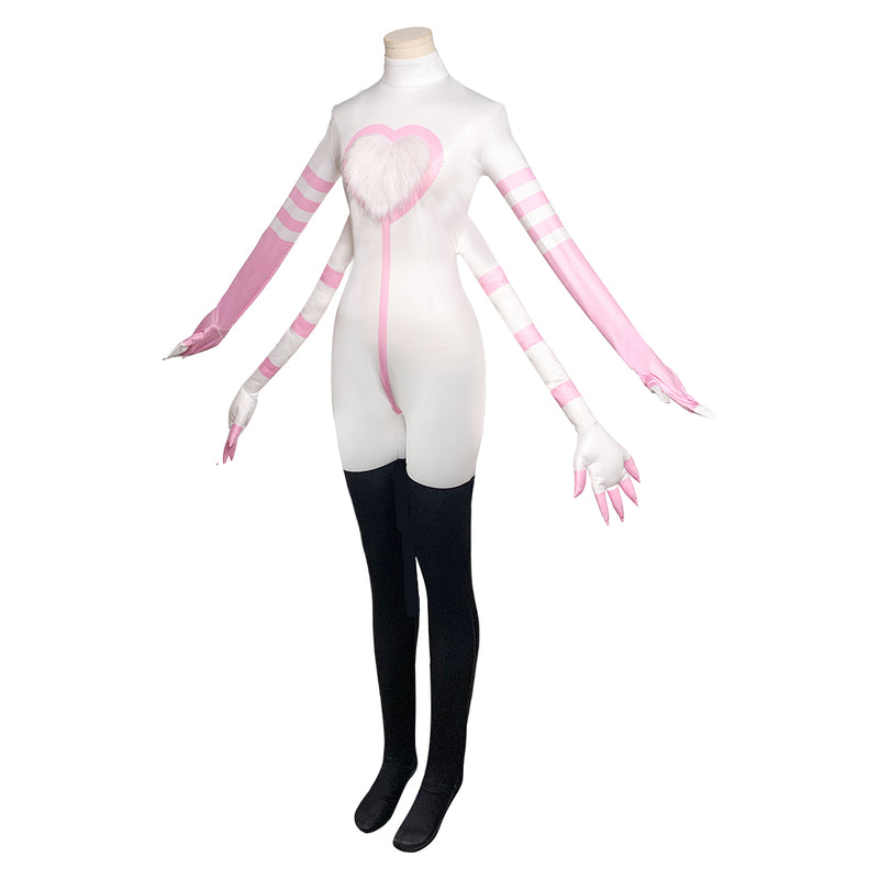 Hazbin Hotel Angel Dust Cosplay Costume For Adult Man Female Halloween Costume
