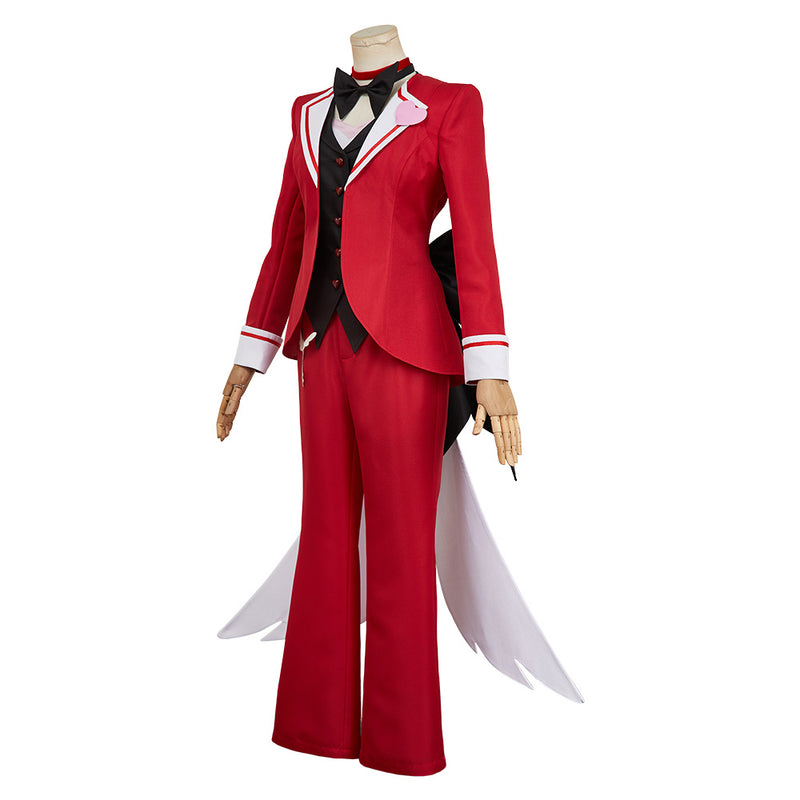 Hazbin Hotel Angel Dust Cosplay Costume For Adult Man Female Halloween Costume